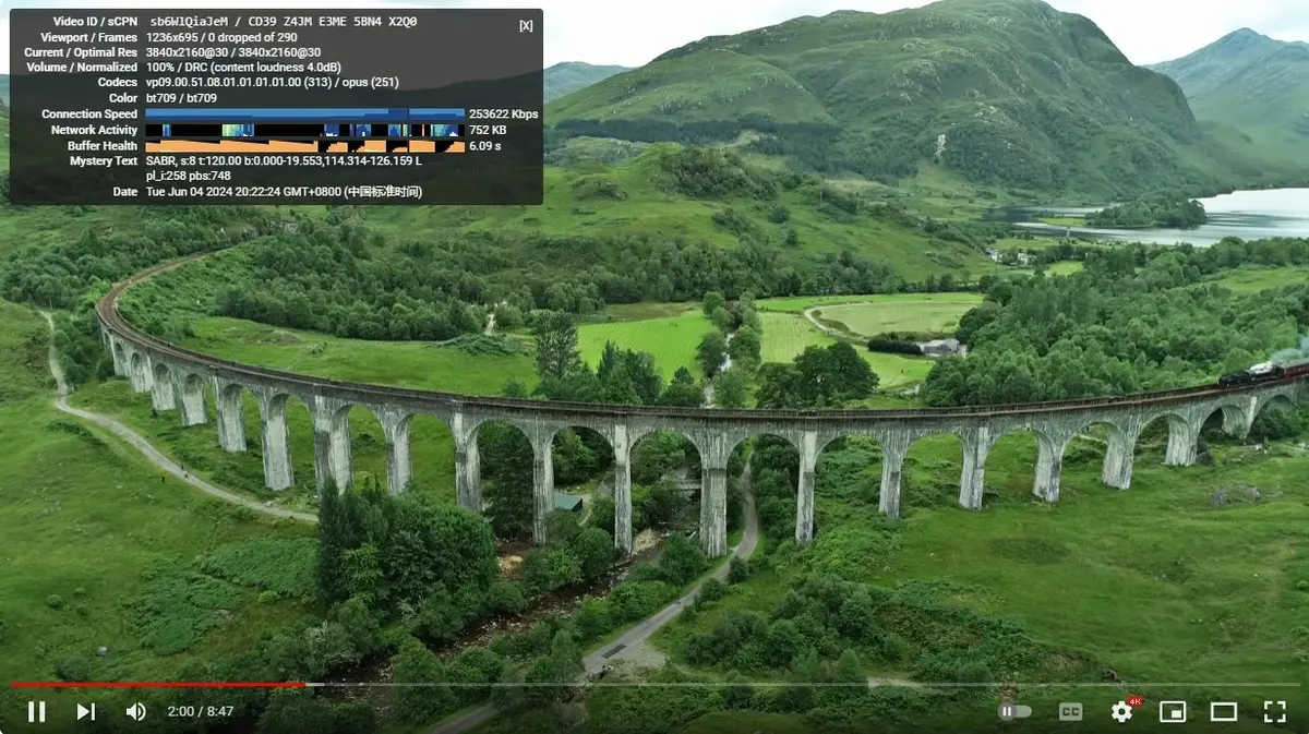 青云梯-youtube-4k视频测速 - VPN-Gocn