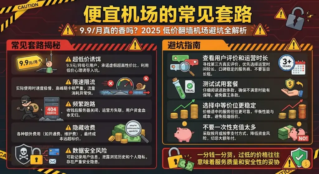 低价翻墙机场避坑全解析